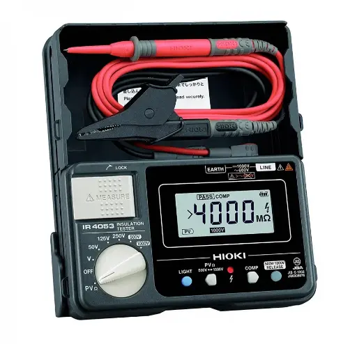 [R4053 HIOKI] Medidor de aislamiento para  sistemas de generación fotovoltaica